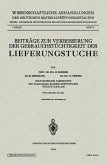 Beiträge zur Verbesserung der Gebrauchstüchtigkeit der Lieferungstuche