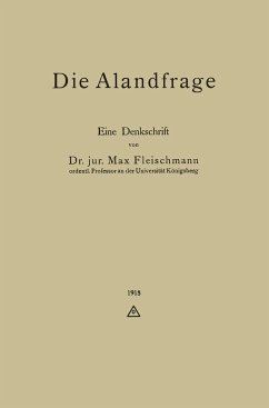 Die Alandfrage - Fleischmann, Max