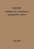 Praktikum der quantitativen anorganischen Analyse Praktikum der quantitativen anorganischen Analyse