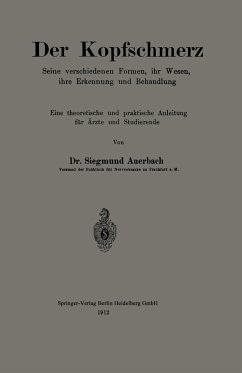 Der Kopfschmerz - Auerbach, Siegmund