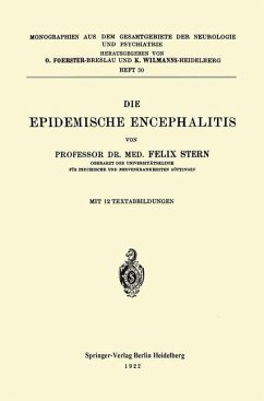 Die Epidemische Encephalitis - Stern, Felix