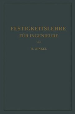 Festigkeitslehre für Ingenieure - Winkel, Hans;Lachmann, Kurt