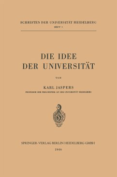Die Idee der Universität - Jaspers, Karl