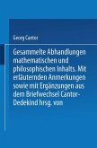 Gesammelte Abhandlungen Gesammelte Abhandlungen