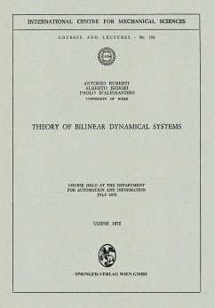Theory of Bilinear Dynamical Systems - Ruberti, Antonio;Isidori, Alberto;D'Alessandro, Paolo