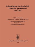 Verhandlungen der Gesellschaft Deutscher Naturforscher und Ärzte Verhandlungen der Gesellschaft Deutscher Naturforscher und Ärzte