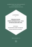 Vorlesungen Über Differential- und Integralrechnung