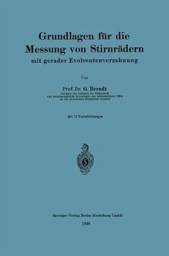 Grundlagen für die Messung von Stirnrädern mit gerader Evolventenverzahnung