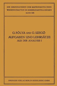Aufgaben und Lehrsätze aus der Analysis - Jenkins, James Allister;Szegö, Giorgio Philip