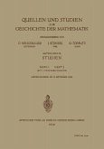 Quellen und Studien zur Geschichte der Mathematik Quellen und Studien zur Geschichte der Mathematik