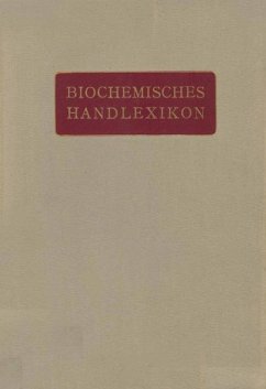 Biochemisches Handlexikon - Altenburg, H.;Bang, I.;Bartelt, K.