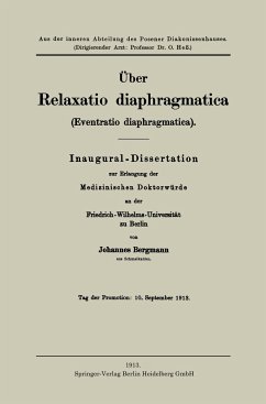 Über Relaxatio diaphragmatica (Eventratio diaphragmatica)