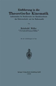 Einführung in die Theoretische Kinematik - Müller, Reinhold