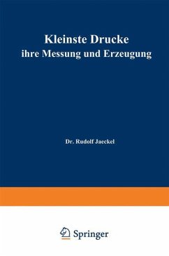 Kleinste Drucke ihre Messung und Erzeugung