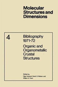 Bibliography 1971¿72 Organic and Organometallic Crystal Structures