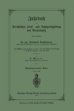 Jahrbuch der Preußischen Frost- und Jagdgesetzgebung und Verwaltung