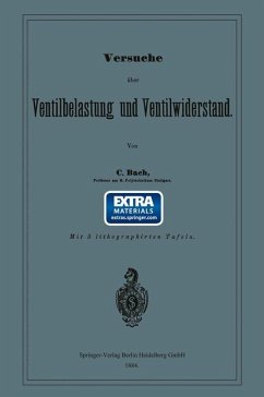 Versuche über Ventilbelastung und Ventilwiderstand