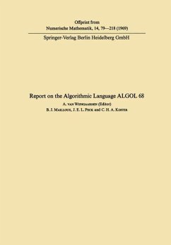 Report on the Algorithmic Language ALGOL 68 - Mailloux, Barry J.