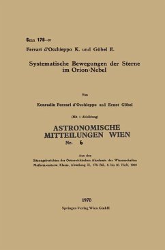 Systematische Bewegungen der Sterne im Orion-Nebel