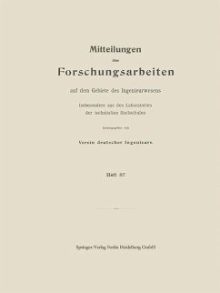 Mitttelungen über Forschungsarbeiten auf dem Gebiete des Ingenieurwesens - Krüger, Walter