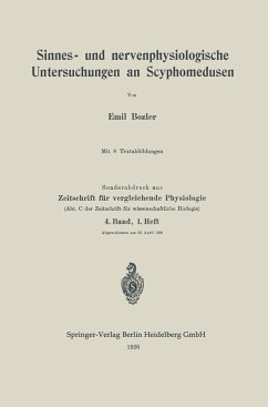 Sinnes- und nervenphysiologische Untersuchungen an Scyphomedusen - Bozler, Emil