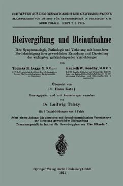 Cover Bleivergiftung und Bleiaufnahme
