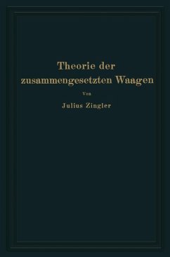 Cover Theorie der zusammengesetzten Waagen