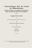 Untersuchungen über die Gestalt der Himmelskörper Untersuchungen über die Gestalt der Himmelskörper