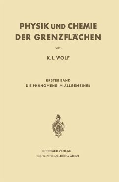 Physik und Chemie der Grenzflächen - Wolf, Karl L.
