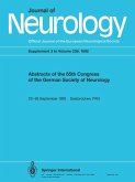 Abstracts of the 65th congress of the German Society of Neurology Abstracts of the 65th congress of the German Society of Neurology