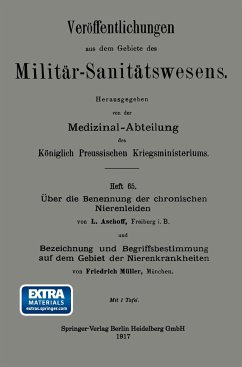 Über die Benennung der chronischen Nierenleiden. Bezeichnung und Begriffsbestimmung auf dem Gebiet der Nierenkrankheiten - Aschoff, Ludwig