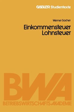 Einkommensteuer / Lohnsteuer - Sacher, Werner