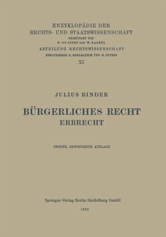 Bürgerliches Recht - Binder, Julius