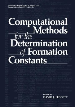 Computational Methods for the Determination of Formation Constants