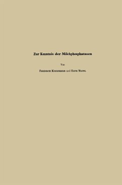 Zur Kenntnis der Milchphosphatasen - Meinl, Elfriede;Kiermeier, Friedrich