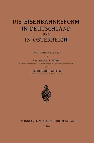 Die Eisenbahnreform in Deutschland und in Österreich