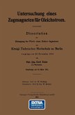 Untersuchung eines Zugmagneten für Gleichstrom Untersuchung eines Zugmagneten für Gleichstrom
