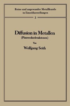 Diffusion in Metallen - Seith, Wolfgang