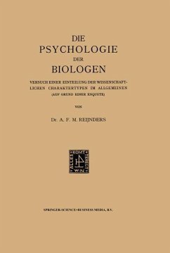 Die Psychologie der Biologen - Reijnders, Albert Franciscus Marinus