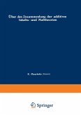 Über den Zusammenhang der additiven Inhalts- und Maßtheorien Über den Zusammenhang der additiven Inhalts- und Maßtheorien