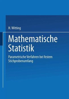 Mathematische Statistik I - Witting, H.