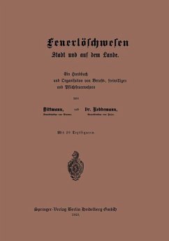 Cover Das Feuerlöschwesen in der Stadt und auf dem Lande