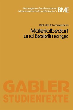 Materialbedarf und Bestellmenge - Lummerzheim, Richard