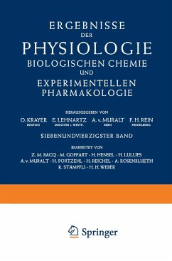 Ergebnisse der Physiologie Biologischen Chemie und Experimentellen Pharmakologie - Krayer, O.;Lehnartz, E.;v. Muralt, A.