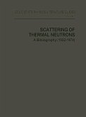 Scattering of Thermal Neutrons Scattering of Thermal Neutrons