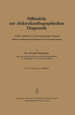 Hilfstafeln zur elektrokardiographischen Diagnostik - Huttmann, Arnold