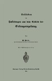 Leitfaden für Vorlesungen aus dem Gebiete der Ertragsregelung Leitfaden für Vorlesungen aus dem Gebiete der Ertragsregelung