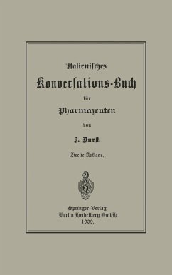 Italienisches Konversations-Buch für Pharmazeuten - Durst, Jürgen