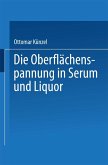 Die Oberflächenspannung in Serum und Liquor