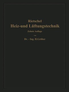 H. Rietschels Leitfaden der Heiz- und Lüftungstechnik - Rietschel, Hermann;Gröber, Heinrich;Bradtke, Franz